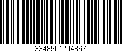 Código de barras (EAN, GTIN, SKU, ISBN): '3348901294867'