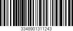 Código de barras (EAN, GTIN, SKU, ISBN): '3348901311243'