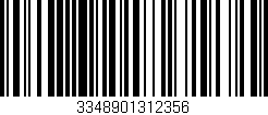 Código de barras (EAN, GTIN, SKU, ISBN): '3348901312356'
