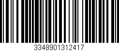 Código de barras (EAN, GTIN, SKU, ISBN): '3348901312417'
