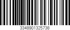 Código de barras (EAN, GTIN, SKU, ISBN): '3348901325738'