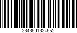 Código de barras (EAN, GTIN, SKU, ISBN): '3348901334952'