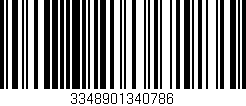 Código de barras (EAN, GTIN, SKU, ISBN): '3348901340786'
