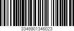 Código de barras (EAN, GTIN, SKU, ISBN): '3348901346023'