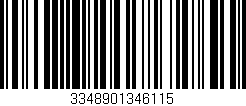 Código de barras (EAN, GTIN, SKU, ISBN): '3348901346115'