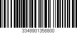 Código de barras (EAN, GTIN, SKU, ISBN): '3348901356800'