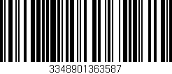 Código de barras (EAN, GTIN, SKU, ISBN): '3348901363587'