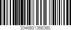 Código de barras (EAN, GTIN, SKU, ISBN): '3348901366380'