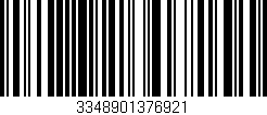 Código de barras (EAN, GTIN, SKU, ISBN): '3348901376921'