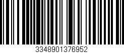 Código de barras (EAN, GTIN, SKU, ISBN): '3348901376952'