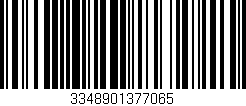 Código de barras (EAN, GTIN, SKU, ISBN): '3348901377065'