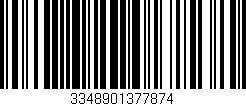 Código de barras (EAN, GTIN, SKU, ISBN): '3348901377874'