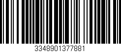 Código de barras (EAN, GTIN, SKU, ISBN): '3348901377881'