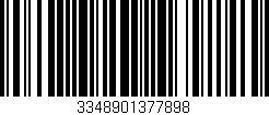 Código de barras (EAN, GTIN, SKU, ISBN): '3348901377898'