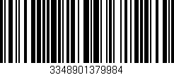Código de barras (EAN, GTIN, SKU, ISBN): '3348901379984'