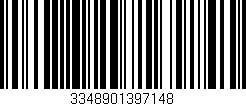 Código de barras (EAN, GTIN, SKU, ISBN): '3348901397148'