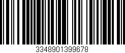 Código de barras (EAN, GTIN, SKU, ISBN): '3348901399678'