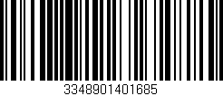 Código de barras (EAN, GTIN, SKU, ISBN): '3348901401685'