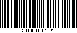 Código de barras (EAN, GTIN, SKU, ISBN): '3348901401722'