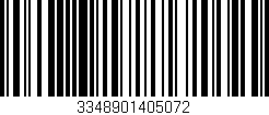 Código de barras (EAN, GTIN, SKU, ISBN): '3348901405072'