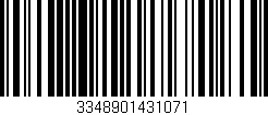 Código de barras (EAN, GTIN, SKU, ISBN): '3348901431071'