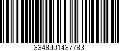 Código de barras (EAN, GTIN, SKU, ISBN): '3348901437783'