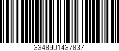 Código de barras (EAN, GTIN, SKU, ISBN): '3348901437837'