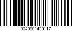 Código de barras (EAN, GTIN, SKU, ISBN): '3348901438117'