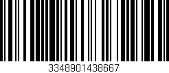 Código de barras (EAN, GTIN, SKU, ISBN): '3348901438667'