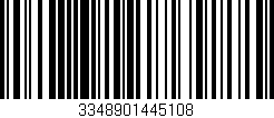 Código de barras (EAN, GTIN, SKU, ISBN): '3348901445108'