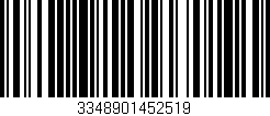 Código de barras (EAN, GTIN, SKU, ISBN): '3348901452519'