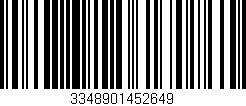 Código de barras (EAN, GTIN, SKU, ISBN): '3348901452649'