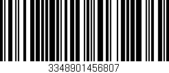 Código de barras (EAN, GTIN, SKU, ISBN): '3348901456807'