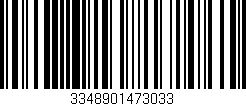 Código de barras (EAN, GTIN, SKU, ISBN): '3348901473033'