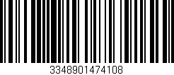 Código de barras (EAN, GTIN, SKU, ISBN): '3348901474108'