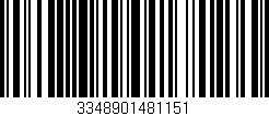 Código de barras (EAN, GTIN, SKU, ISBN): '3348901481151'
