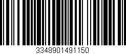Código de barras (EAN, GTIN, SKU, ISBN): '3348901491150'