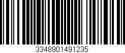 Código de barras (EAN, GTIN, SKU, ISBN): '3348901491235'