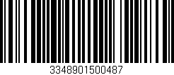 Código de barras (EAN, GTIN, SKU, ISBN): '3348901500487'