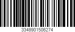 Código de barras (EAN, GTIN, SKU, ISBN): '3348901506274'
