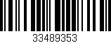 Código de barras (EAN, GTIN, SKU, ISBN): '33489353'