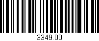 Código de barras (EAN, GTIN, SKU, ISBN): '3349.00'