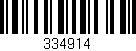 Código de barras (EAN, GTIN, SKU, ISBN): '334914'