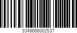 Código de barras (EAN, GTIN, SKU, ISBN): '3349666002537'