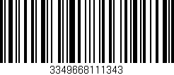Código de barras (EAN, GTIN, SKU, ISBN): '3349668111343'