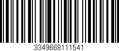 Código de barras (EAN, GTIN, SKU, ISBN): '3349668111541'