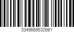 Código de barras (EAN, GTIN, SKU, ISBN): '3349668532681'