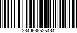 Código de barras (EAN, GTIN, SKU, ISBN): '3349668535484'
