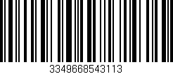 Código de barras (EAN, GTIN, SKU, ISBN): '3349668543113'