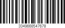 Código de barras (EAN, GTIN, SKU, ISBN): '3349668547678'